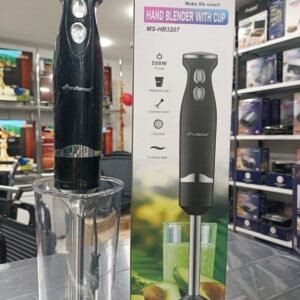 BRAS MIXEUR MULTISMAET 4 LAME ACIER INOX 2VITESSE +TASSE 500W
MS-HB3207