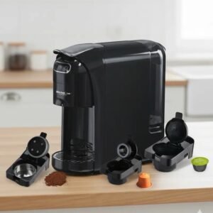 Machine a café KITCHEN LAB 3en1, Capsules et café en poudre, deux dosages différents