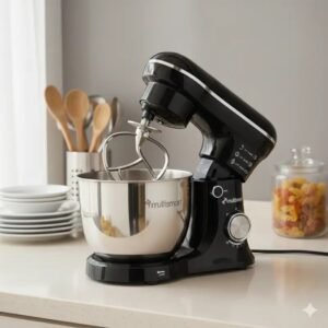 Petrin 5L 1500W.10 vitesses bol inox noir REF 2115