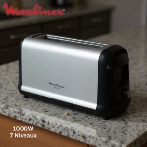 GRILLE PAIN 7 niveaux 1000 watts SUBITO GRIS MOULINEX LS260800