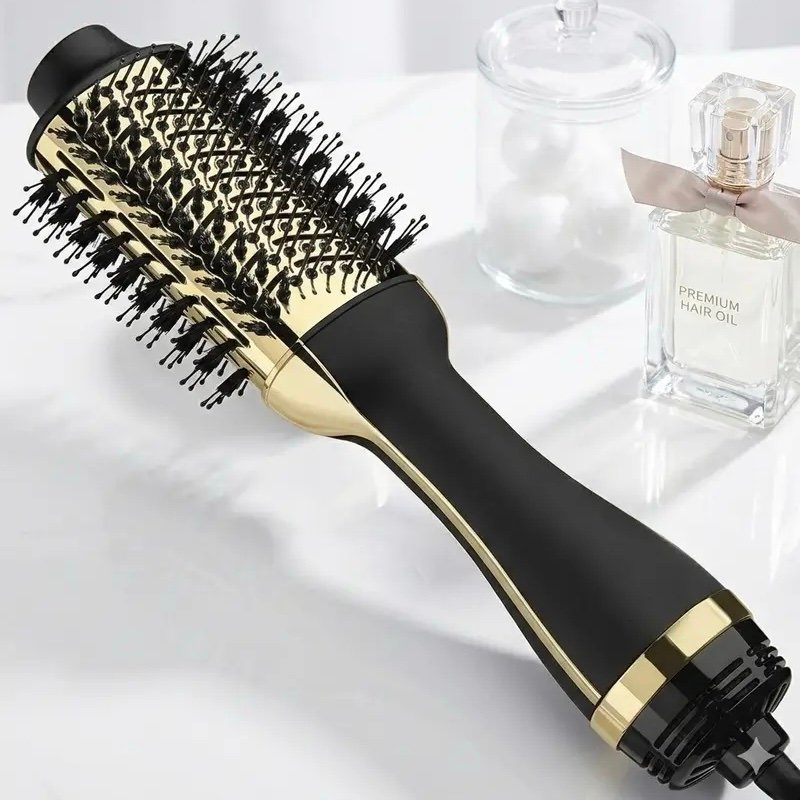 Brosse chauffante et Sèche-cheveux 2 en 1 professionnel 1300 watts ENZO En-4116