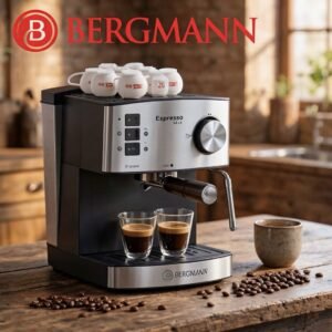 Cafetiere Expresso Café Poudre/Capsules/cappuccino 20 Bars 850W Bergmann B200