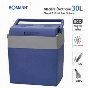 Glacière Électrique 30L Chaud Et Froid Pour Voiture Camping Et Voyage BOMANN KB 6013 CB
