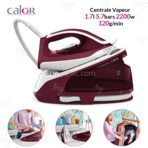 Centrale Vapeur 2200w 5.7bars 1.7l 120g/min Calor SV6130C0