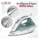Fer À Repasser À Vapeur 2000W 240mL Avec Chauffe Rapide 30s Et Semelle Céramique Calor FV2C42C0