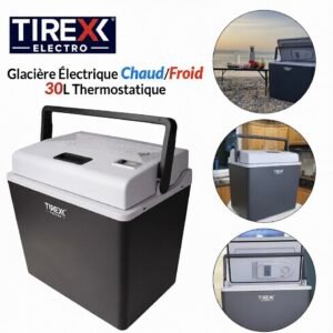 Glacière Électrique Thermostatique 30L Chaud/Froid Tirex GLS100