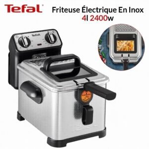 Friteuse Électrique En Inox 4l 2400w Chauffe Rapide Filtra Pro Tefal FR516110