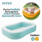 Piscine Gonflable Rectangulaire Spacieuse Et Colorée Intex 57181