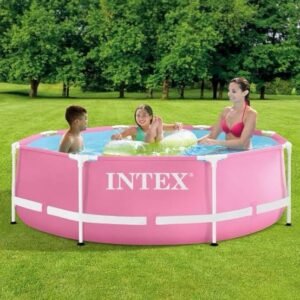 Intex piscine ronde rose 244*76 cm  28290
