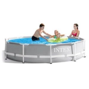 Piscine Hors Sol ‎Ronde À Cadre Prisme 305x76cm Intex 26700NP