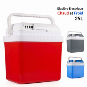 Glacière Électrique Chaud et Froid 25L Super Cara SC 808 rouge