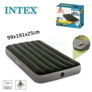 Matelas Gonflable191*99*25 Avec Gonfleur À Pied Intégré Fibre Tech Intex 64761