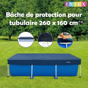 Bâche De Protection Pour Piscine rectangulaire 2.6*1.6M Intex 28036
