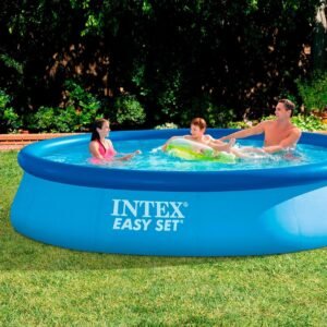 Piscine Hors Sol Ronde Gonflable 396x84cm Avec Installation Rapide Easy Set Intex 28143NP