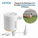 Pompe À Air Électrique USB Portable Gonflage/Dégonflage 150L/min QUICKFILL Intex 66616