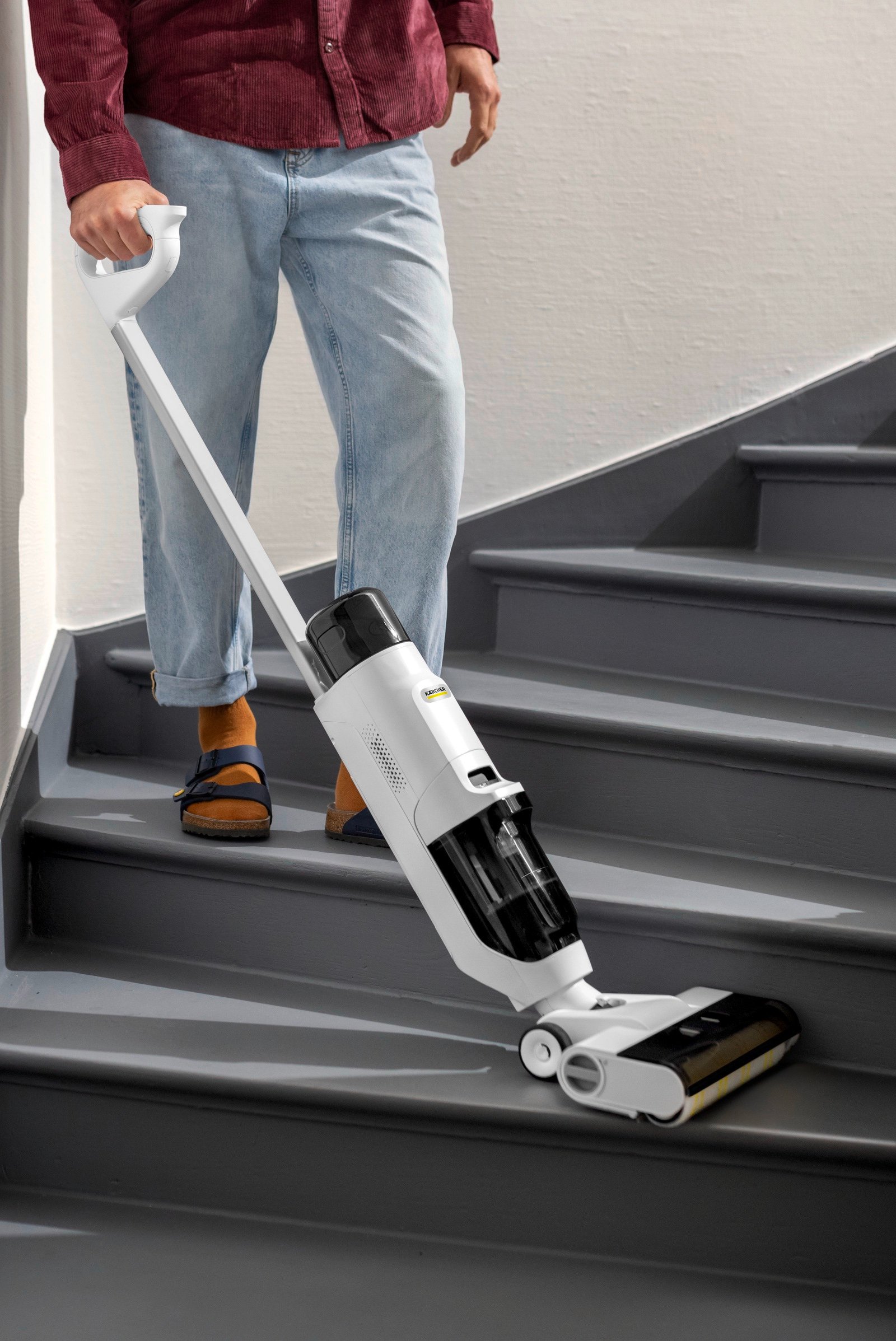 Aspirateur Laveur Sans Fil 3En1 Xtra!Clean Lavage, Aspiration, Séchage Kärcher KFL 1 – Image 2