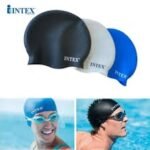 Bonnet De Natation En Silicone Confortable Intex 55992