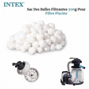Sac Des Balles Filtrantes 500g Pour Filtre Piscine Intex 29045