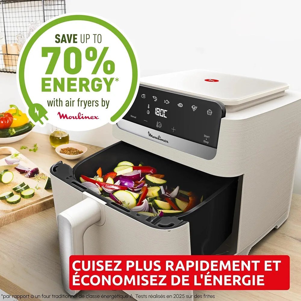 Airfrayer 7,5 L Moulinex Easy Fry Compact EZ866AF0 – Image 4