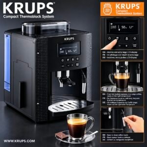 Machine à café automatique avec broyeur Krups EA81P070