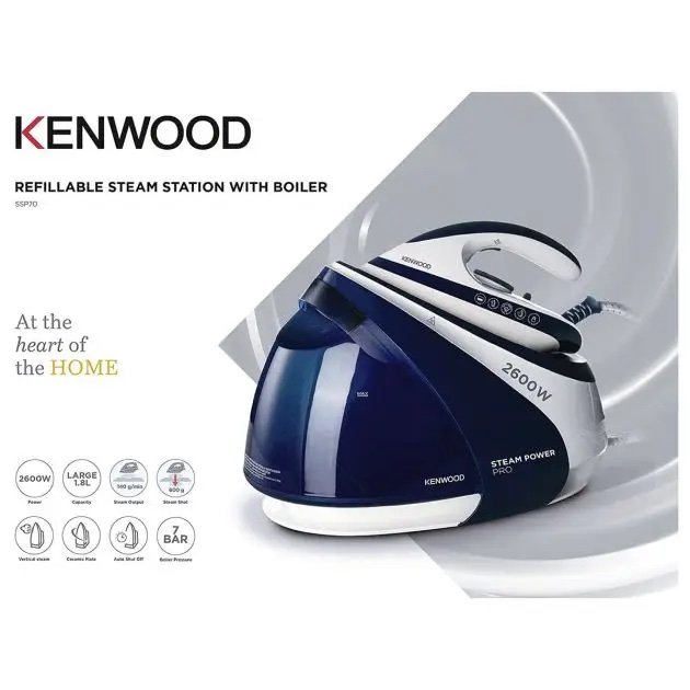 Centrale vapeur 2600W 7 Bar Kenwood SSP70 SSP70.000WB – Image 2