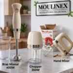 Pack batteur+bras mixeur+mini hachoir Moulinex Soleil