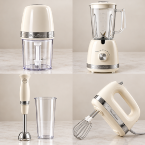 Pack Blender batteur bras mixeur mini hachoir Moulinex  soleil