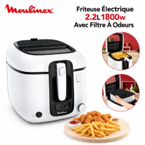 Friteuse Électrique 2.2l 1800w Avec Filtre À Odeurs Moulinex AM314010